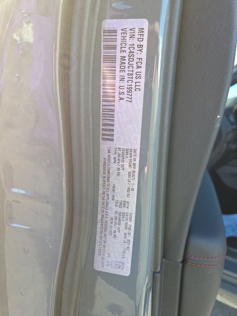 2026 Dodge Durango GT HEMI V8 BLACKTOP