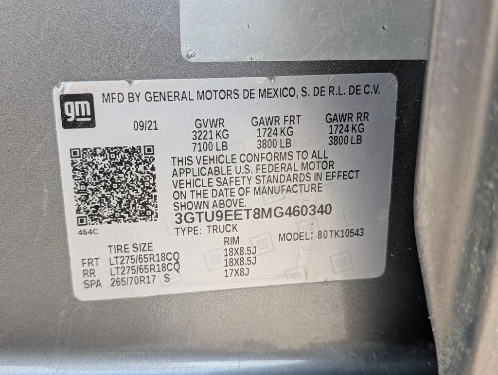 2021 GMC Sierra 1500 AT4