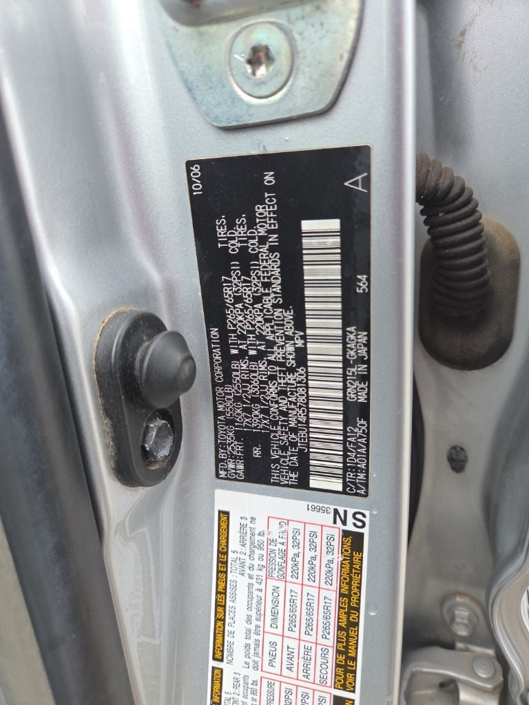 2007 Toyota 4Runner Sport