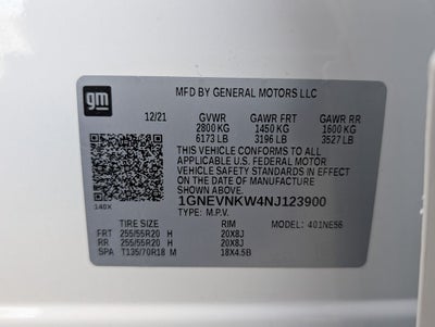 2022 Chevrolet Traverse High Country