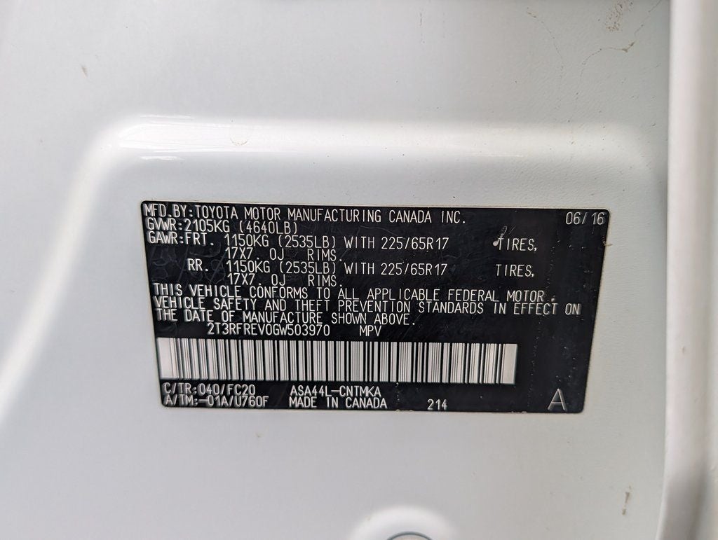 2016 Toyota RAV4 XLE