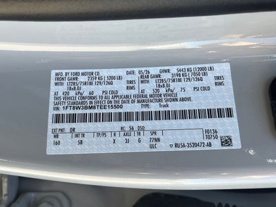2026 Ford F-350SD Lariat Tremor