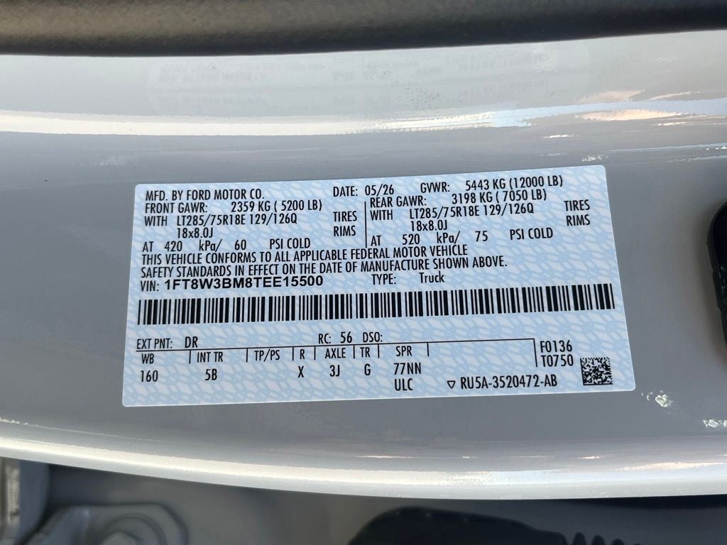 2026 Ford F-350SD Lariat Tremor