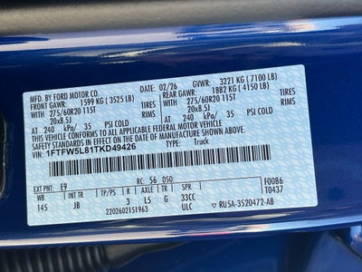 2026 Ford F-150 Lariat