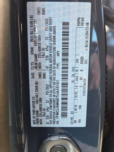 2026 Ford Escape ST-Line