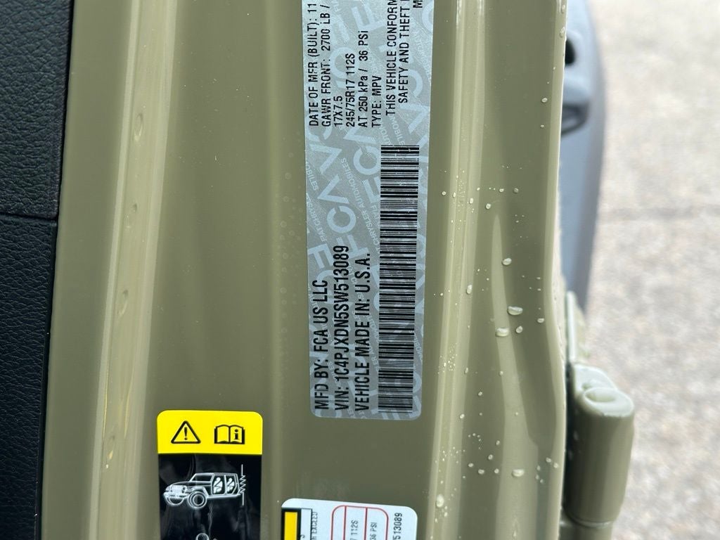 2025 Jeep Wrangler 4-DOOR SPORT S