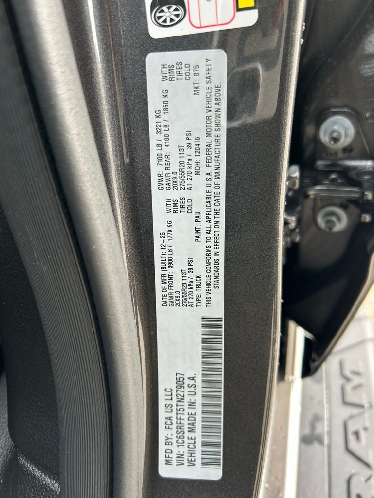 2026 RAM Ram 1500 1500 BIG HORN CREW CAB 4X4 5'7' BOX