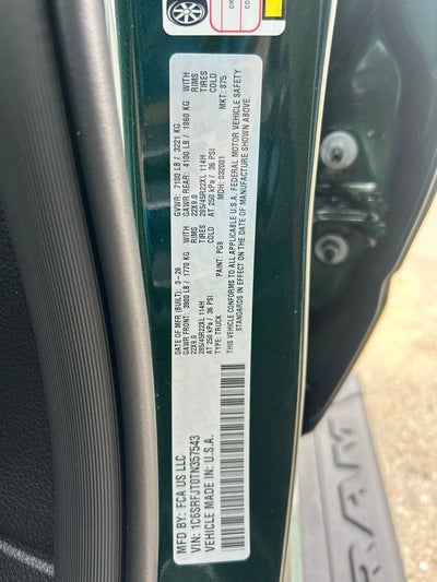 2026 RAM Ram 1500 Laramie