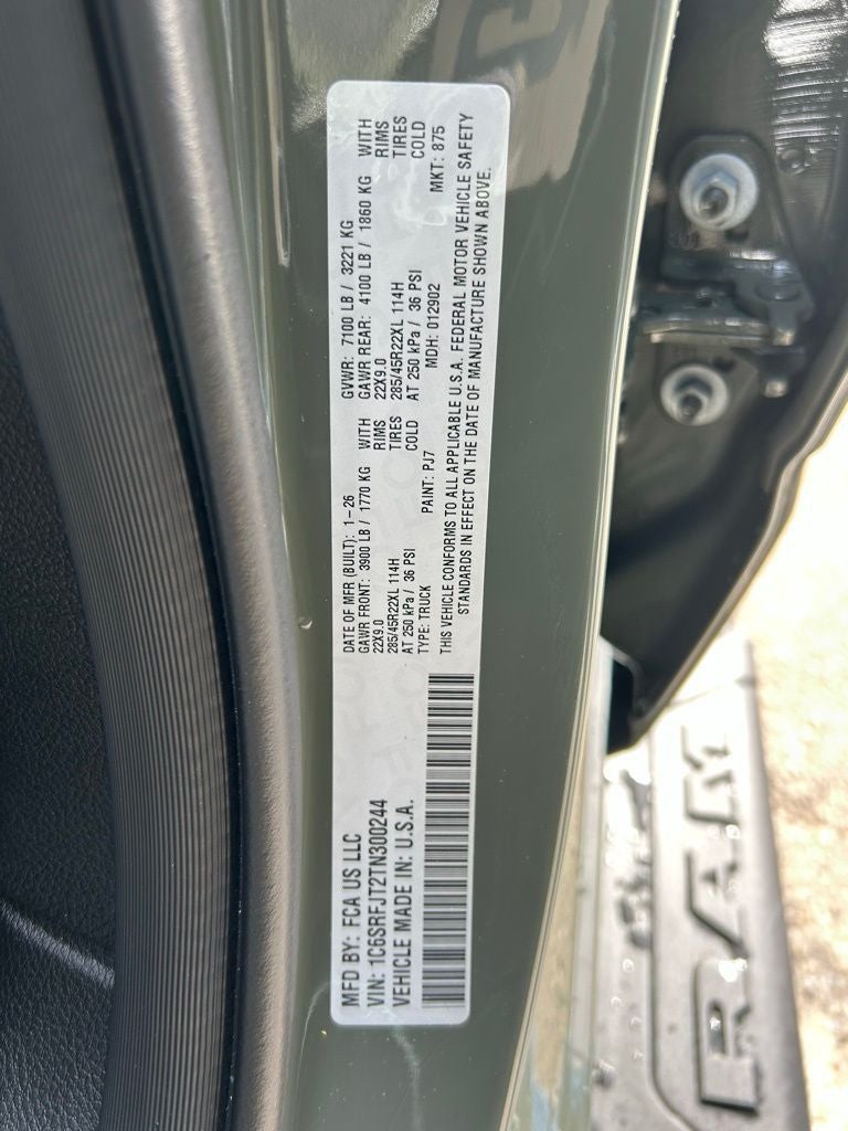 2026 RAM Ram 1500 1500 LAIE CREW CAB 4X4 5'7' BOX