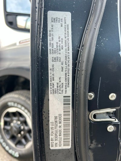 2026 RAM Ram 3500 3500 LAIE CREW CAB 4X4 8' BOX