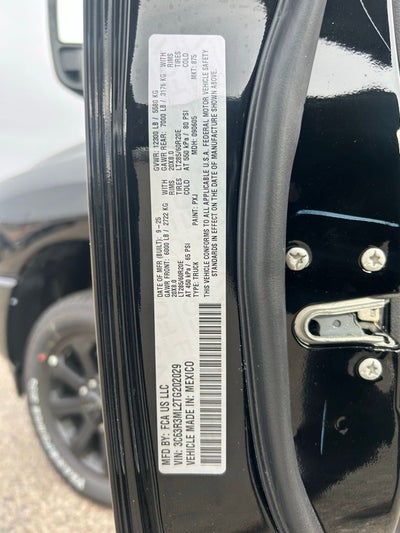 2026 RAM Ram 3500 3500 LAIE MEGA CAB 4X4 6'4' BOX