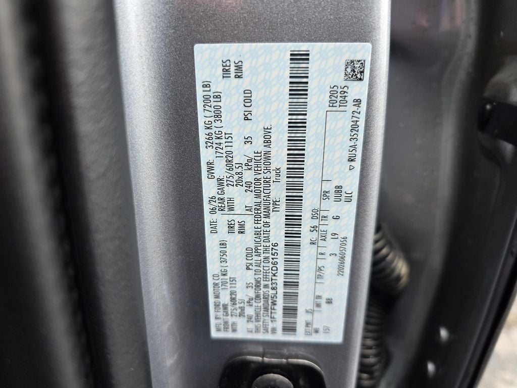 2026 Ford F-150 Lariat Black Appearance Pkg