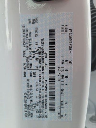 2026 Ford F-350SD XLT DRW