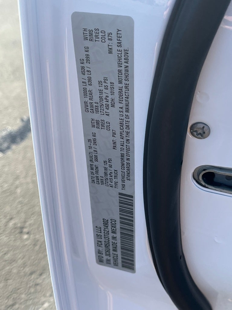 2026 RAM 2500 Big Horn