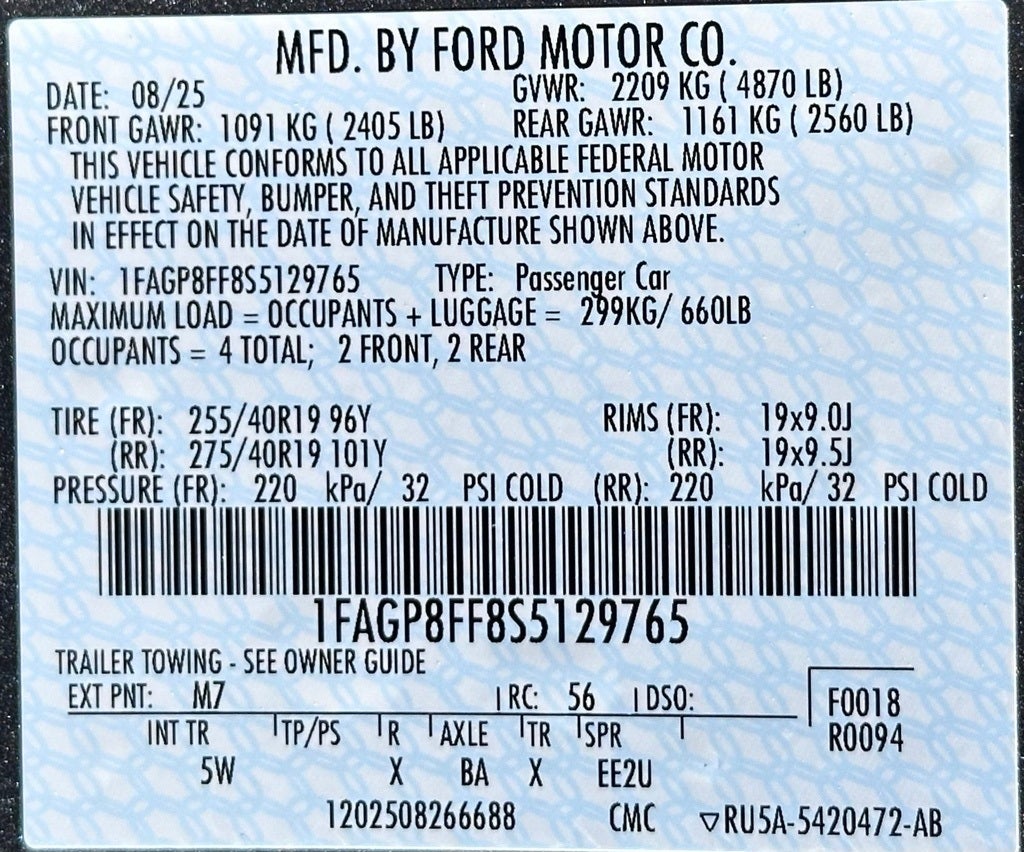 2025 Ford Mustang GT Premium