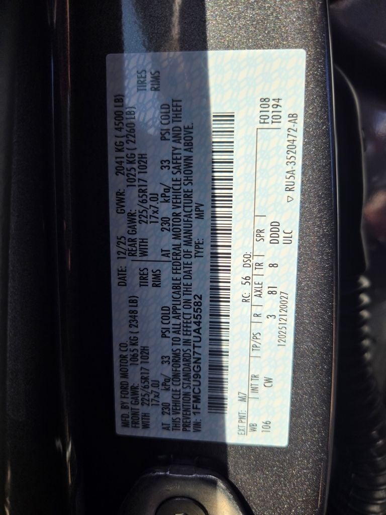 2026 Ford Escape Active