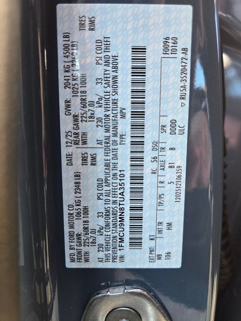 2026 Ford Escape ST-Line