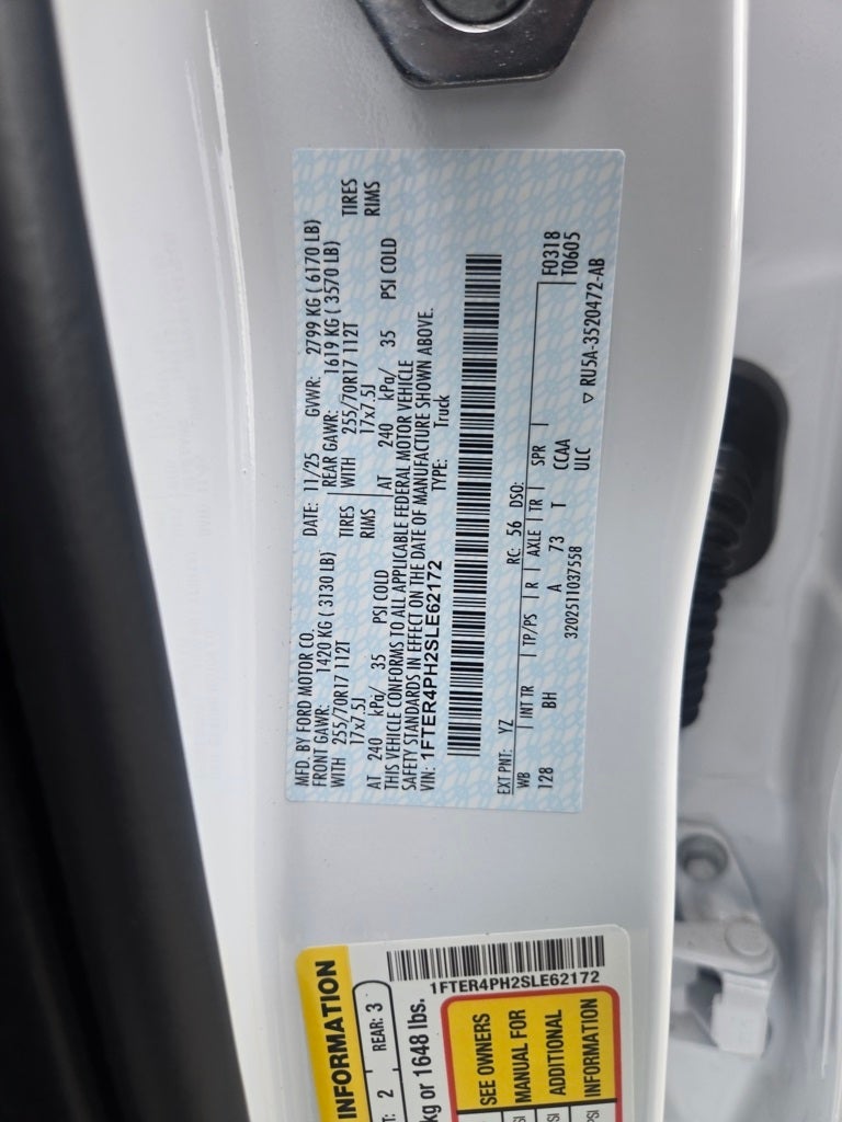 2025 Ford Ranger XL STX