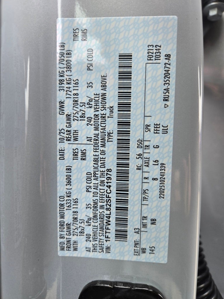 2025 Ford F-150 Tremor