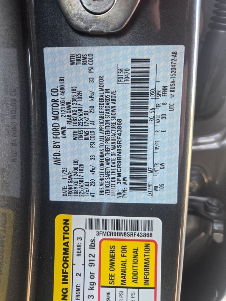 2025 Ford Bronco Sport Big Bend