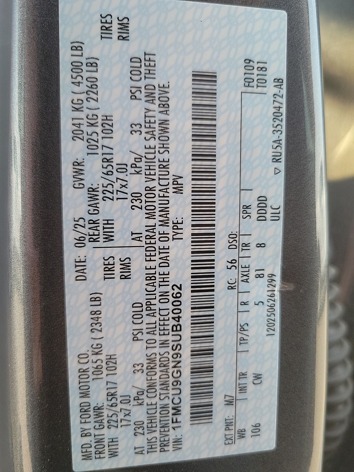 2025 Ford Escape Active