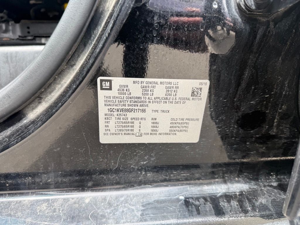 2016 Chevrolet Silverado 2500HD LT