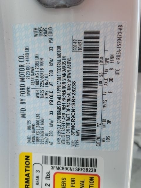 2025 Ford Bronco Sport Outer Banks