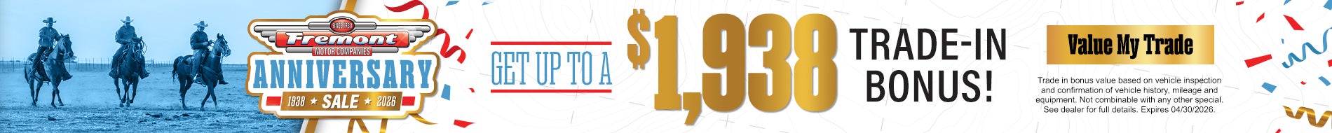 Anniversary Trade In Bonus