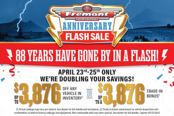 Anniversary Flash Sale